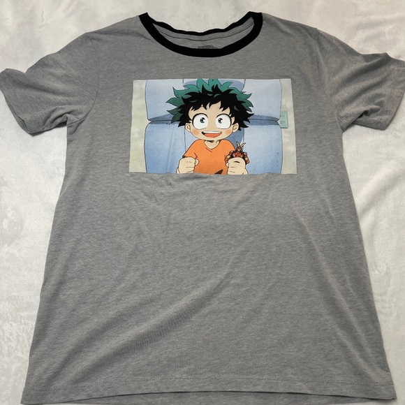 Funimation Other - My Hero Academia Baby Deck Gray Graphic T-Shirt Size Large